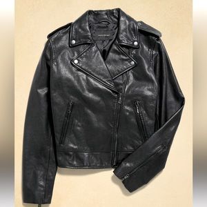 Banana Republic Women’s Leather Moto Jacket